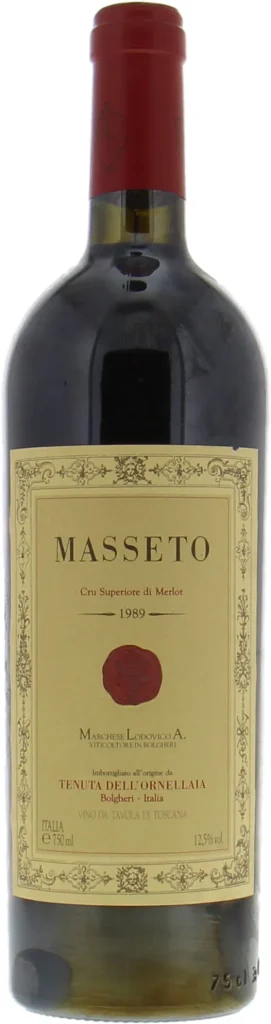 Masseto Tenuta dell'Ornellaia 1989